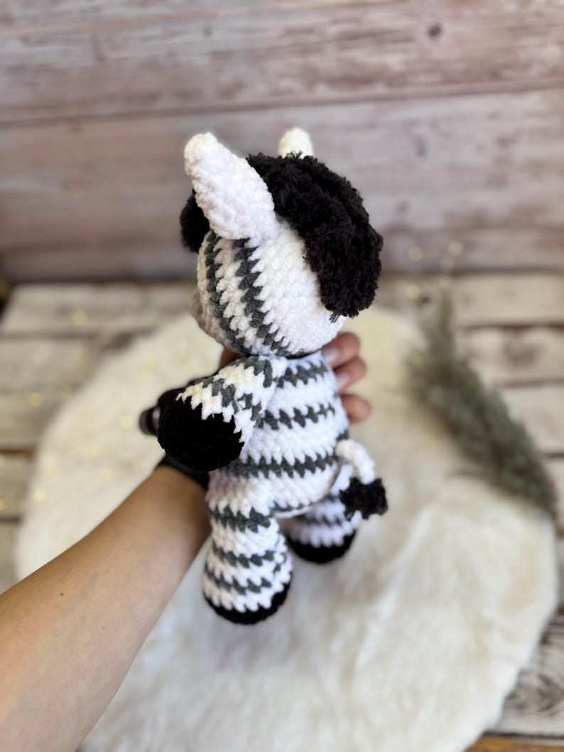 Crochet Zebra Decor, Handmade Zebra Keepsake with Camera, African Safari Decor, Wildlife Collectible, Zebra Lover Gift