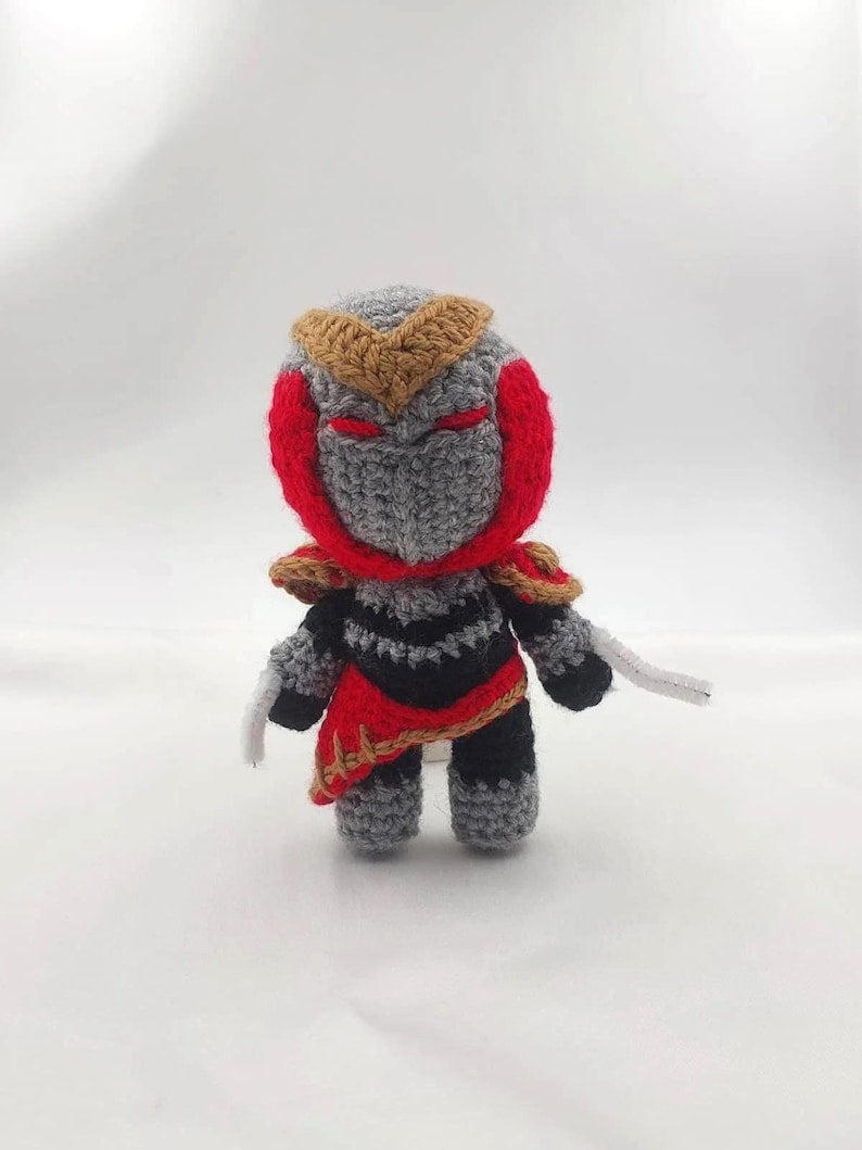League Of Legends Zed, Zed Plushie, Zed, Zed Toy, Zed Figure, League of Legends Plushie, League of Legends Toy,Zed Keychain