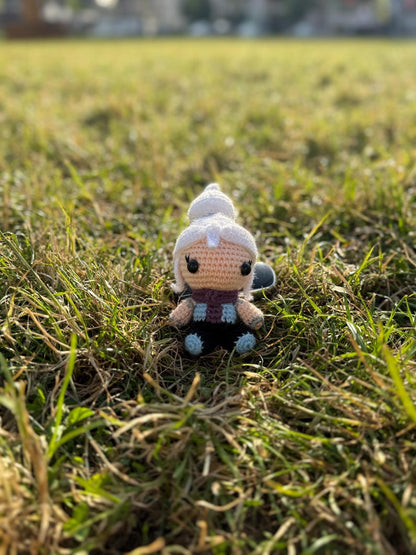 Valorant Jett Amigurumi Doll – Handmade Valorant Keychain, Valorant Jett Crochet, Valorant Jett, Jett Gift, Valorant Jett Figure
