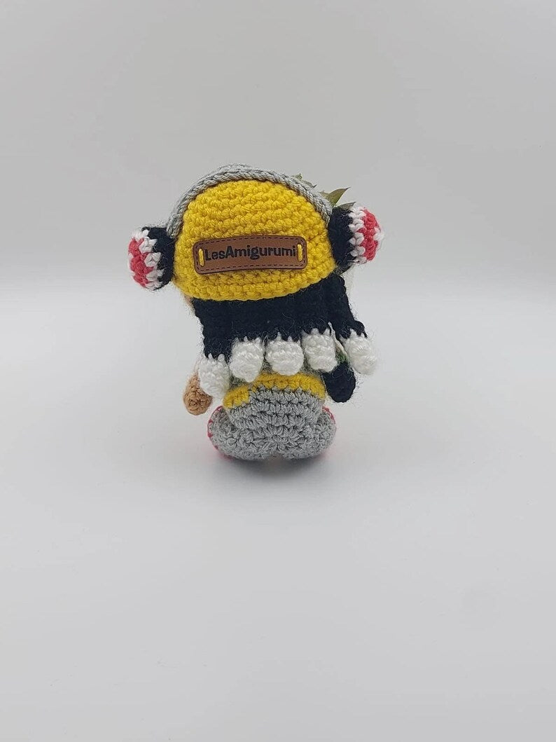 Valorant Raze Plush, Valorant Raze Keychain, Valorant Raze Doll, Amigurumi Raze, Amigurumi Valorant Characters, Raze Figure