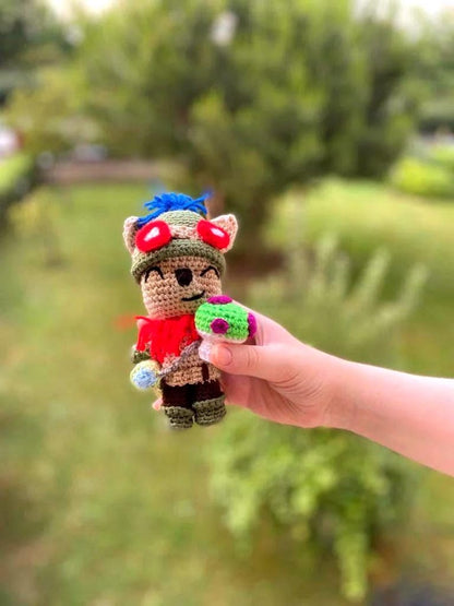 League of Legends Teemo, Teemo Plushie, League of Legends Figure, LOL Figure, Teemo Keychain