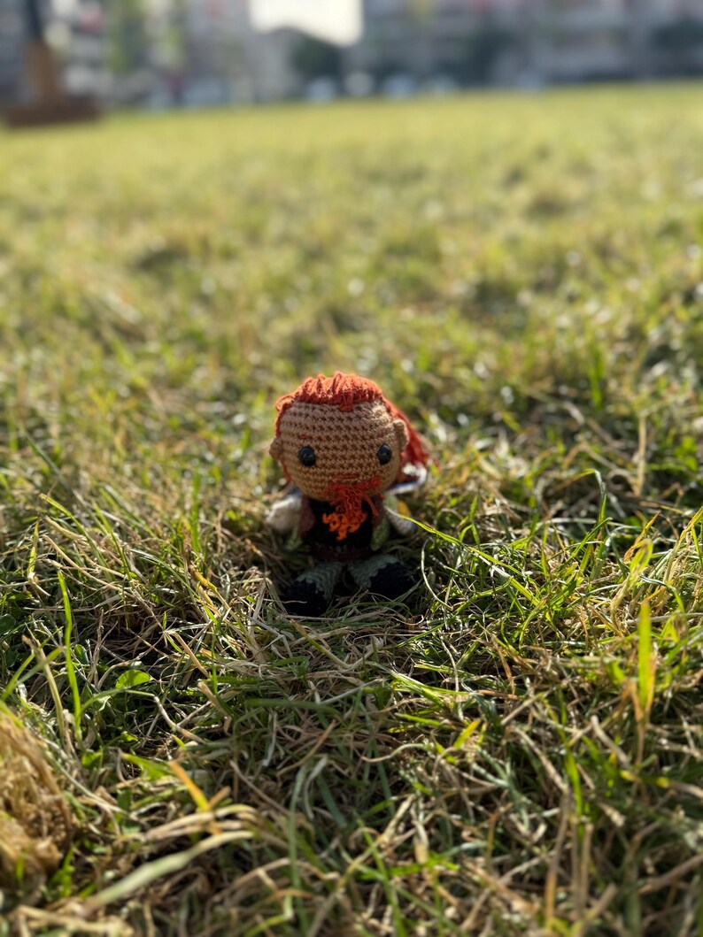 Valorant Breach Keychain, Valorant Breach Plushie, Valorant Breach Crochet Doll, Amigurumi Breach, Valorant Fan Art, Breach Figure