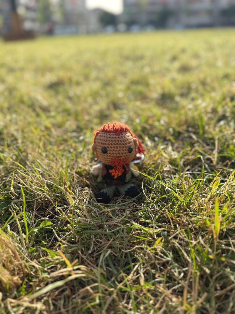 Valorant Breach Keychain, Valorant Breach Plushie, Valorant Breach Crochet Doll, Amigurumi Breach, Valorant Fan Art, Breach Figure