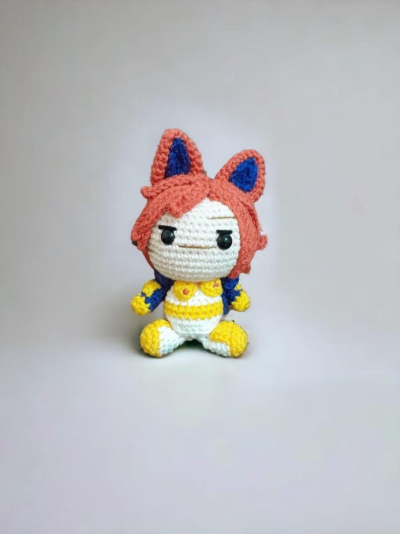 Sett League of Legends, Sett Figure, Sett Plushie, Sett, Sett Amigurumi, Sett Crochet, League of Legends Figure, Sett Keychain, LOL Keychain