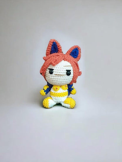 Sett League of Legends, Sett Figure, Sett Plushie, Sett, Sett Amigurumi, Sett Crochet, League of Legends Figure, Sett Keychain, LOL Keychain