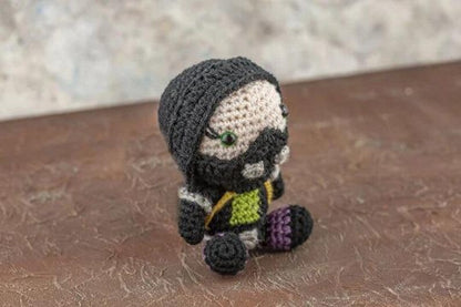 Valorant Viper Crochet Plush, Valorant Viper Keychain, Viper Doll, Amigurumi Viper, Valorant Character, Viper Figure, Viper Desk Figure