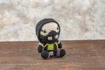 Valorant Viper Crochet Plush, Valorant Viper Keychain, Viper Doll, Amigurumi Viper, Valorant Character, Viper Figure, Viper Desk Figure