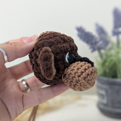 Crochet Monkey Car Charm | Rearview Mirror Accessory