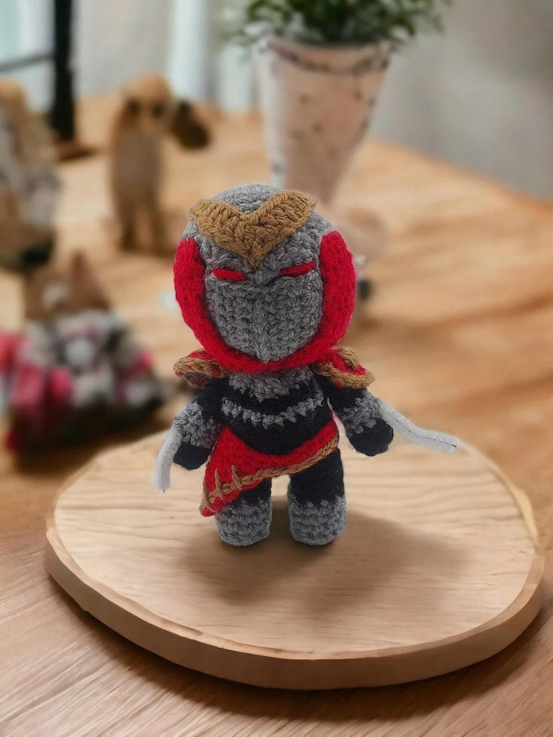 League Of Legends Zed, Zed Plushie, Zed, Zed Toy, Zed Figure, League of Legends Plushie, League of Legends Toy,Zed Keychain