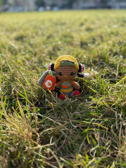 Valorant Raze Plush, Valorant Raze Keychain, Valorant Raze Doll, Amigurumi Raze, Amigurumi Valorant Characters, Raze Figure
