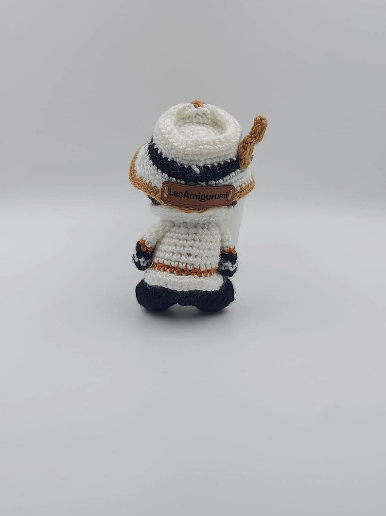 Valorant Cypher Keychain, Cypher Plush Keychain, Valorant Cypher Figure, Amigurumi Cypher, Valorant Character Cypher, Cypher Fan Art