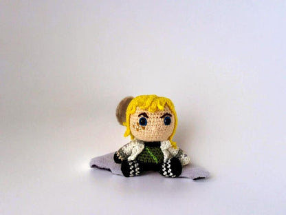 Crochet Deadlock Keychain, Valorant Deadlock Plush, Valorant Characters, Deadlock Figure, Amigurumi Valorant, Valorant Fan Art
