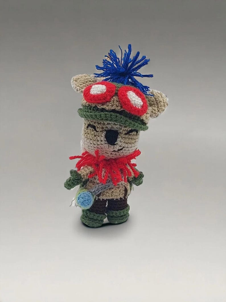 League of Legends Teemo, Teemo Plushie, League of Legends Figure, LOL Figure, Teemo Keychain