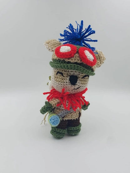 League of Legends Teemo, Teemo Plushie, League of Legends Figure, LOL Figure, Teemo Keychain