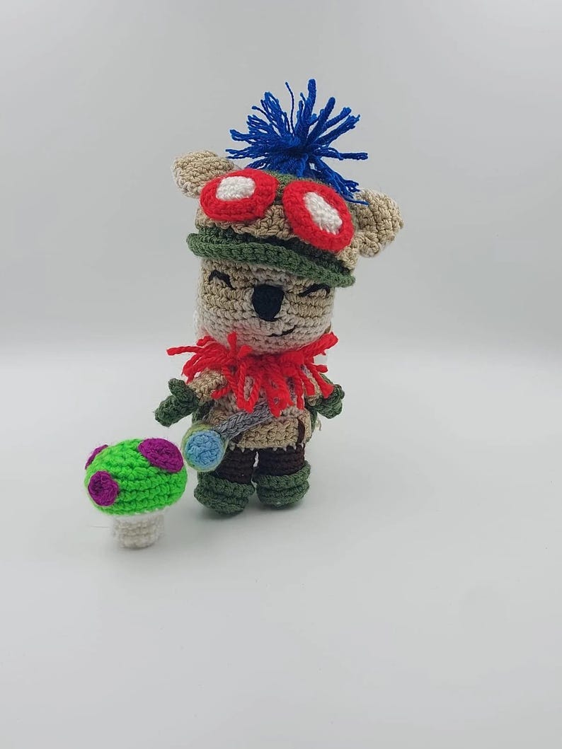 League of Legends Teemo, Teemo Plushie, League of Legends Figure, LOL Figure, Teemo Keychain