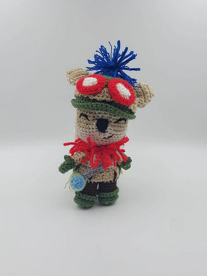 League of Legends Teemo, Teemo Plushie, League of Legends Figure, LOL Figure, Teemo Keychain