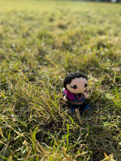 Crochet Valorant Reyna Keychain, Reyna Plushie, Reyna Doll, Amigurumi Reyna, Valorant Character Keychain, Reyna Figure, Reyna Desk Figure