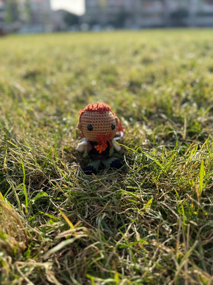 Valorant Breach Keychain, Valorant Breach Plushie, Valorant Breach Crochet Doll, Amigurumi Breach, Valorant Fan Art, Breach Figure
