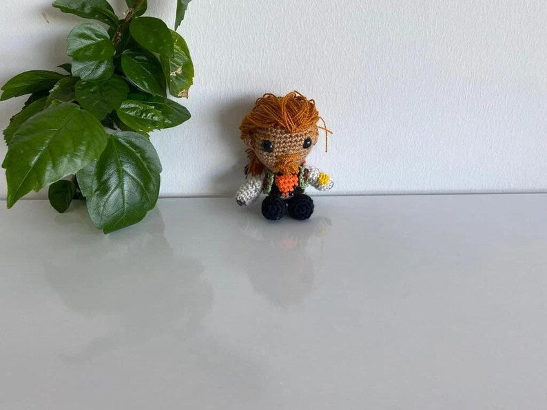 Valorant Breach Keychain, Valorant Breach Plushie, Valorant Breach Crochet Doll, Amigurumi Breach, Valorant Fan Art, Breach Figure