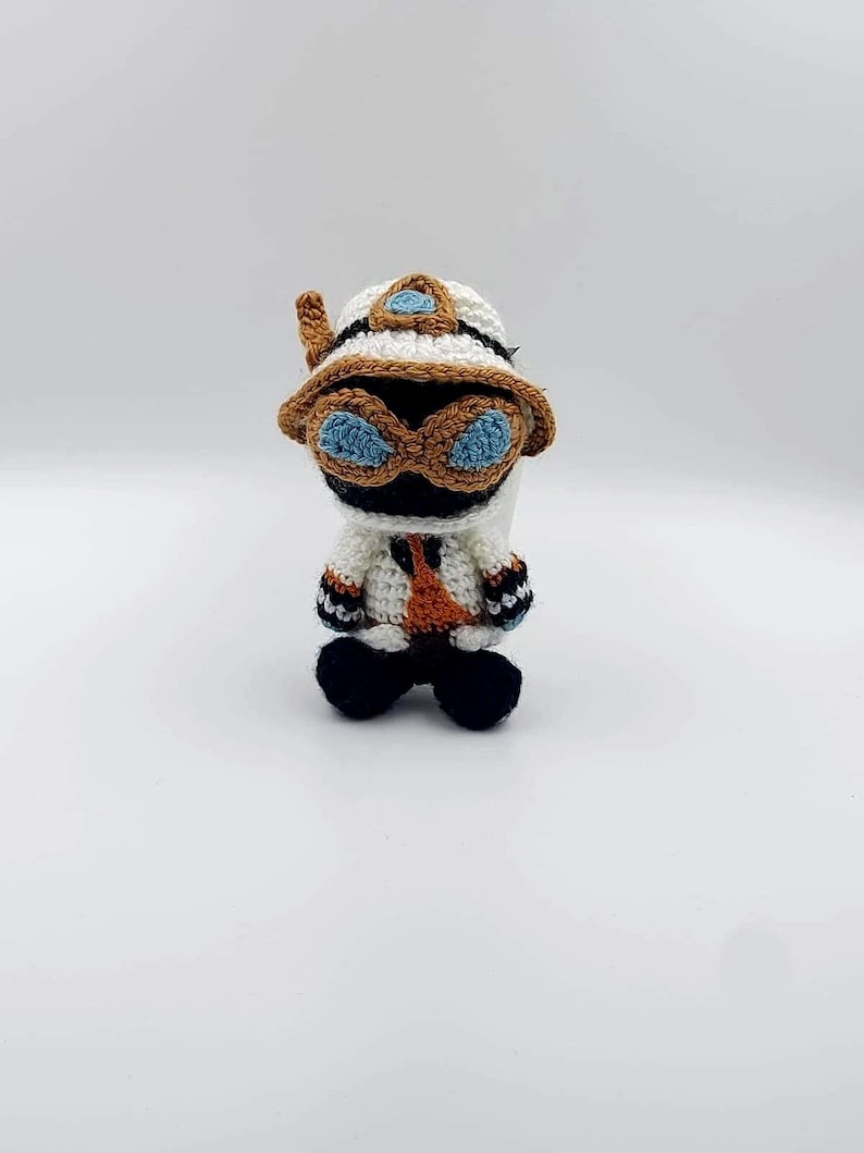 Valorant Cypher Keychain, Cypher Plush Keychain, Valorant Cypher Figure, Amigurumi Cypher, Valorant Character Cypher, Cypher Fan Art