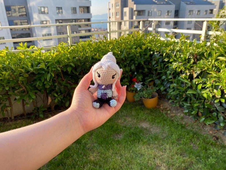 Valorant Jett Amigurumi Doll – Handmade Valorant Keychain, Valorant Jett Crochet, Valorant Jett, Jett Gift, Valorant Jett Figure