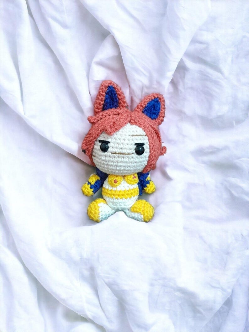 Sett League of Legends, Sett Figure, Sett Plushie, Sett, Sett Amigurumi, Sett Crochet, League of Legends Figure, Sett Keychain, LOL Keychain