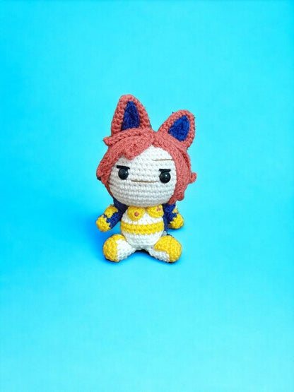 Sett League of Legends, Sett Figure, Sett Plushie, Sett, Sett Amigurumi, Sett Crochet, League of Legends Figure, Sett Keychain, LOL Keychain
