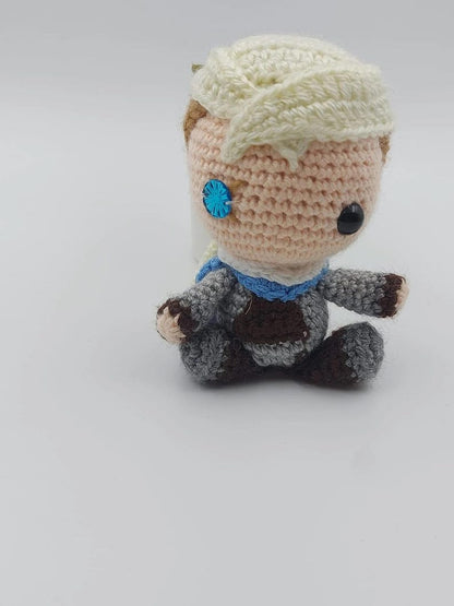 Valorant Sova Keychain, Valorant Sova Plushie, Valorant Sova Crochet Doll, Amigurumi Sova, Sova Figure, Sova Desk Figure