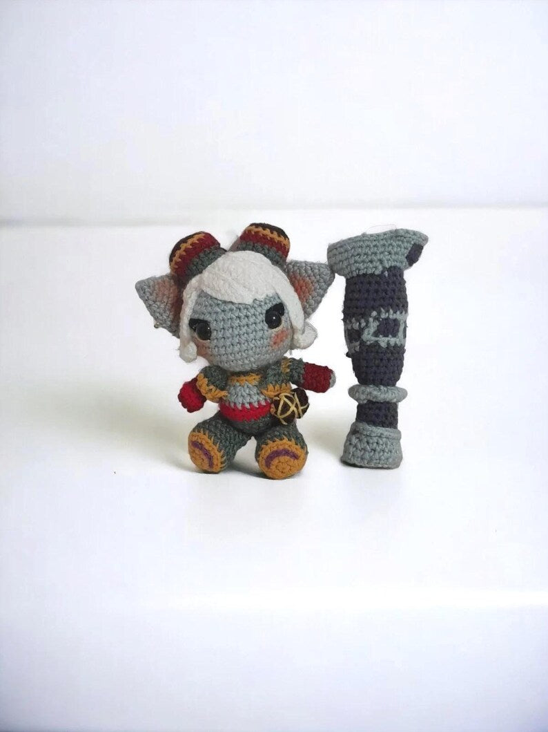 League of Legends Tristana Keychain, Tristana Plushie, Tristana Figure, Tristana 3D, League of Legends Gift, League of Legends Figure