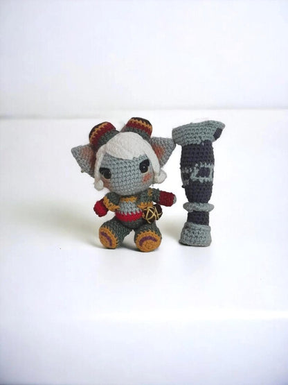 League of Legends Tristana Keychain, Tristana Plushie, Tristana Figure, Tristana 3D, League of Legends Gift, League of Legends Figure