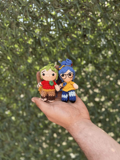 Cody May Amigurumi Plush Keychain, Cody & May Figures, It Takes Two Amigurumi, It Takes Two Car Charm, Car Accessories, Nintendo Switch