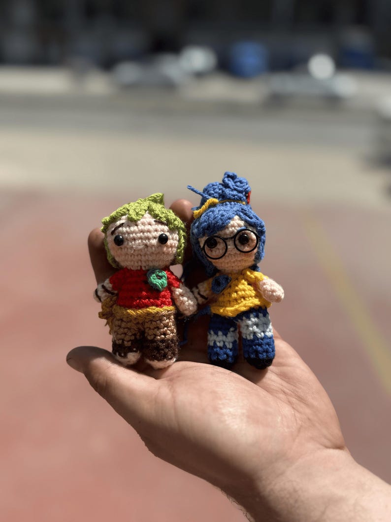 Cody May Amigurumi Plush Keychain, Cody & May Figures, It Takes Two Amigurumi, It Takes Two Car Charm, Car Accessories, Nintendo Switch