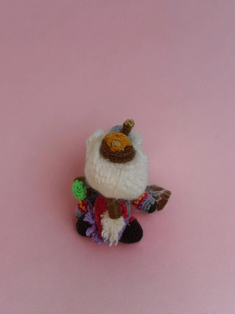League of Legends Bard Amigurumi, League of Legends Bard Figure, League of Legends Keychain, Bard Keychain, League of Legends Plushie