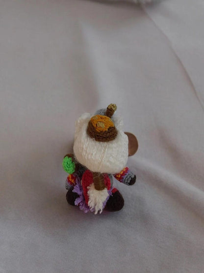 League of Legends Bard Amigurumi, League of Legends Bard Figure, League of Legends Keychain, Bard Keychain, League of Legends Plushie