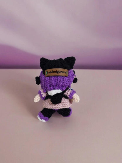 Valorant Clove Crochet Plush Keychain, Valorant Clove Doll, Amigurumi Clove Keychain, Valorant Character, Clove Figure, Clove Desk Figure