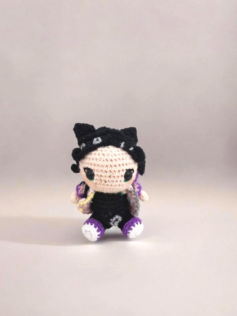 Valorant Clove Crochet Plush Keychain, Valorant Clove Doll, Amigurumi Clove Keychain, Valorant Character, Clove Figure, Clove Desk Figure
