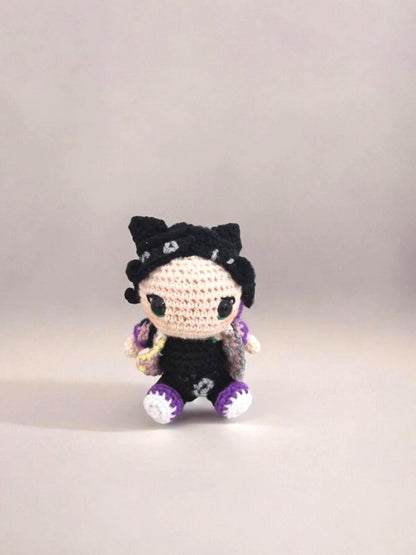 Valorant Clove Crochet Plush Keychain, Valorant Clove Doll, Amigurumi Clove Keychain, Valorant Character, Clove Figure, Clove Desk Figure