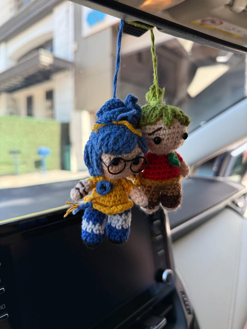 Personalized It Takes Two Car Accessories Amigurumi Figure, It Takes Two Plush, It Takes Two Cody & May, Cody, May Keychain, Nintendo Switch