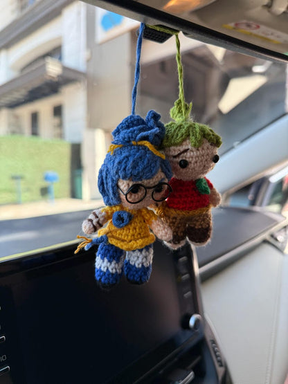 Personalized It Takes Two Car Accessories Amigurumi Figure, It Takes Two Plush, It Takes Two Cody & May, Cody, May Keychain, Nintendo Switch