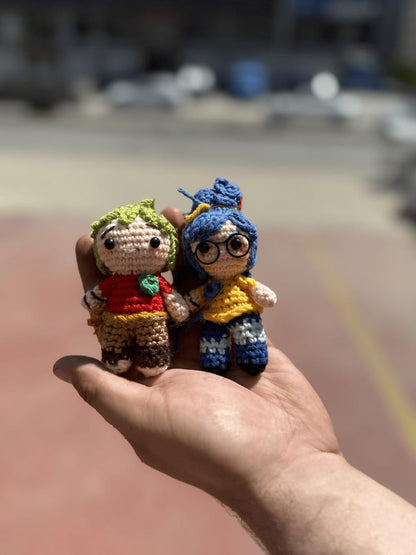 Cody May Amigurumi Plush Keychain, Cody & May Figures, It Takes Two Amigurumi, It Takes Two Car Charm, Car Accessories, Nintendo Switch