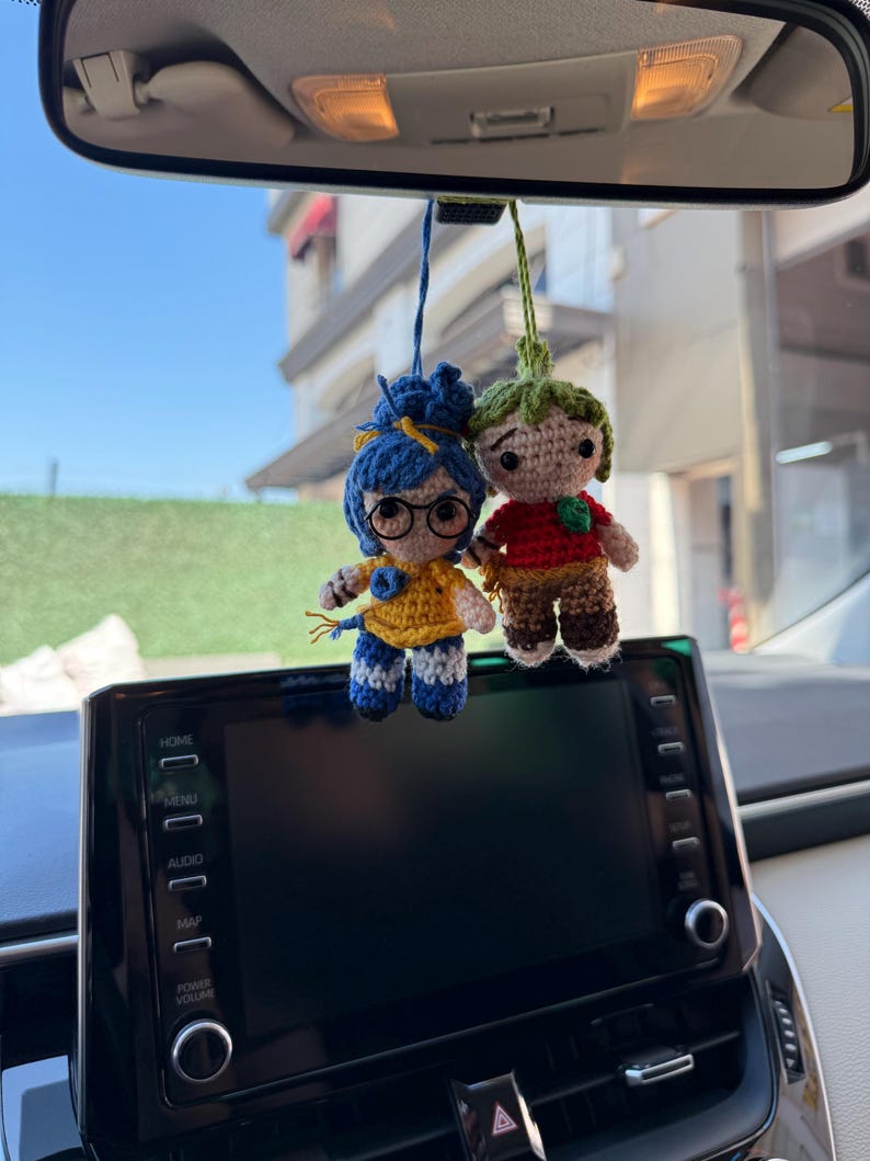 Cody May Amigurumi Plush Keychain, Cody & May Figures, It Takes Two Amigurumi, It Takes Two Car Charm, Car Accessories, Nintendo Switch