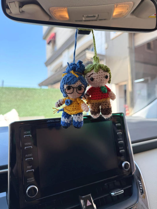 Personalized It Takes Two Car Accessories Amigurumi Figure, It Takes Two Plush, It Takes Two Cody & May, Cody, May Keychain, Nintendo Switch