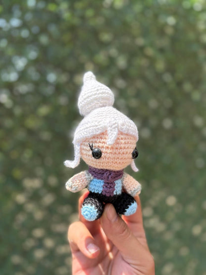 Valorant Jett Amigurumi Doll – Handmade Valorant Keychain, Valorant Jett Crochet, Valorant Jett, Jett Gift, Valorant Jett Figure