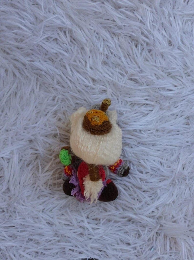 League of Legends Bard Amigurumi, League of Legends Bard Figure, League of Legends Keychain, Bard Keychain, League of Legends Plushie