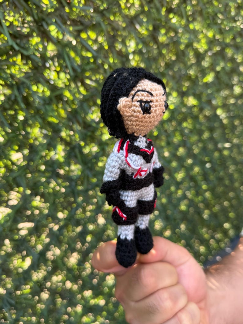 Split Fiction Handmade Crochet Plush, Mio and Zoe, Split Fiction Mio and Zoe, Mio Plush, Zoe Plush, Split Fiction Keychain,Couple Gamer Gift