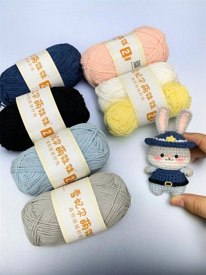 Crochet Judy and Nick Keychain: Handmade Zootopia Couple Gift