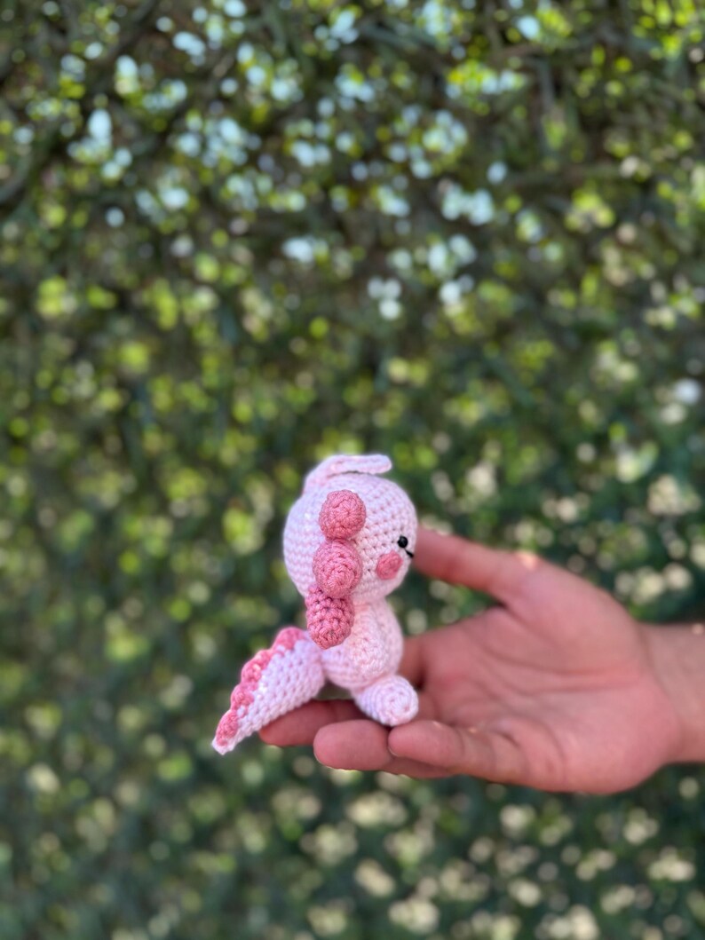 Pink Axolotl Keychain, Axolotl Amigurumi Plush, Cute Axolotl, Axolotl Toy, Axolotl Gift, Crochet Axolotl, , Axolotl Car Accessory