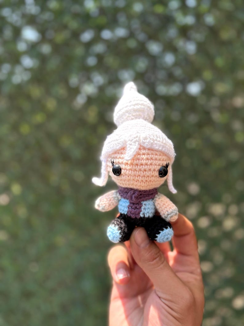 Valorant Jett Amigurumi Doll – Handmade Valorant Keychain, Valorant Jett Crochet, Valorant Jett, Jett Gift, Valorant Jett Figure