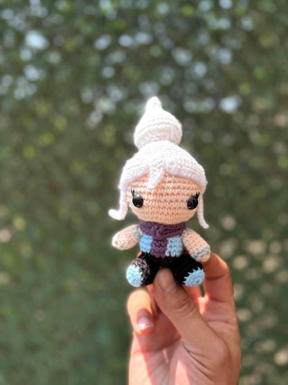 Valorant Jett Amigurumi Doll – Handmade Valorant Keychain, Valorant Jett Crochet, Valorant Jett, Jett Gift, Valorant Jett Figure
