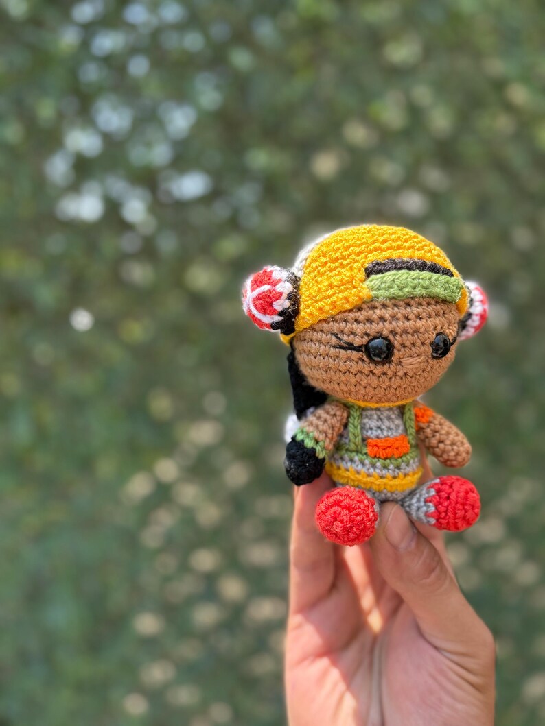 Valorant Raze Plush, Valorant Raze Keychain, Valorant Raze Doll, Amigurumi Raze, Amigurumi Valorant Characters, Raze Figure